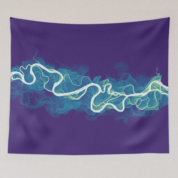 Item preview, Yellowstone River Treasure Blues designed and sold by GeoCoe.