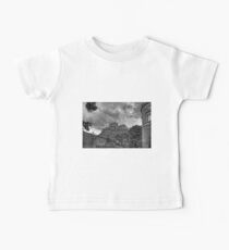 The Castle from St Cuthberts - B&W Baby Tee