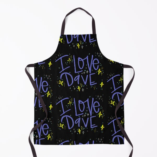 Item preview, I LOVE DAVE CUSTOM NAME PURPLE designed and sold by GIVENGRACE.ART.