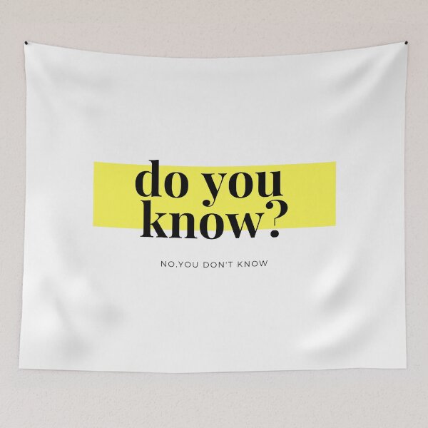 Item preview, Do you know? designed and sold by NewYorkColours.