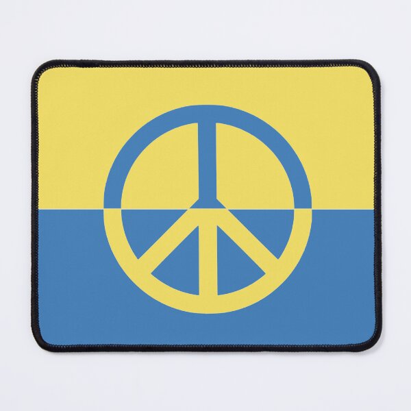 Item preview, Ukraine Flag Peace Sign designed and sold by CoolYule.