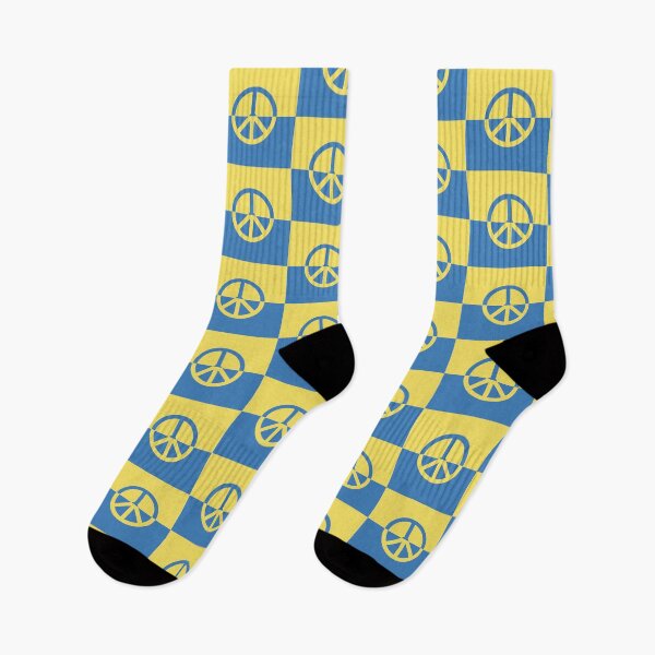 Item preview, Ukraine Flag Peace Sign designed and sold by CoolYule.