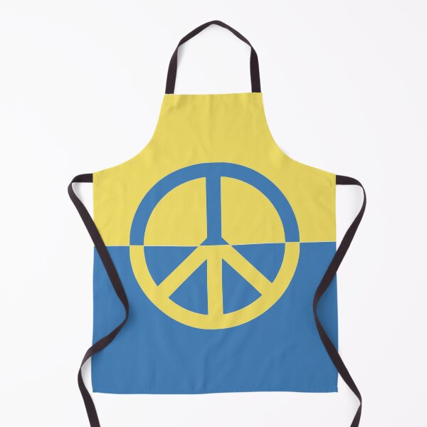 Item preview, Ukraine Flag Peace Sign designed and sold by CoolYule.