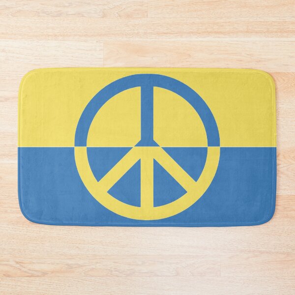 Item preview, Ukraine Flag Peace Sign designed and sold by CoolYule.