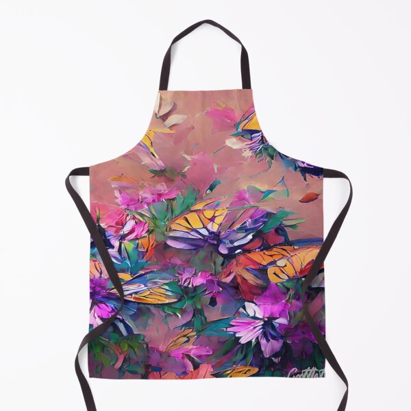 Item preview, Spring Fashion Pattern - Morphing Butterflies and Flowers designed and sold by CattlettArt.