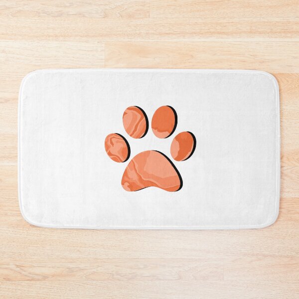 Item preview, Orange Marble Paw Print designed and sold by ViviTV.