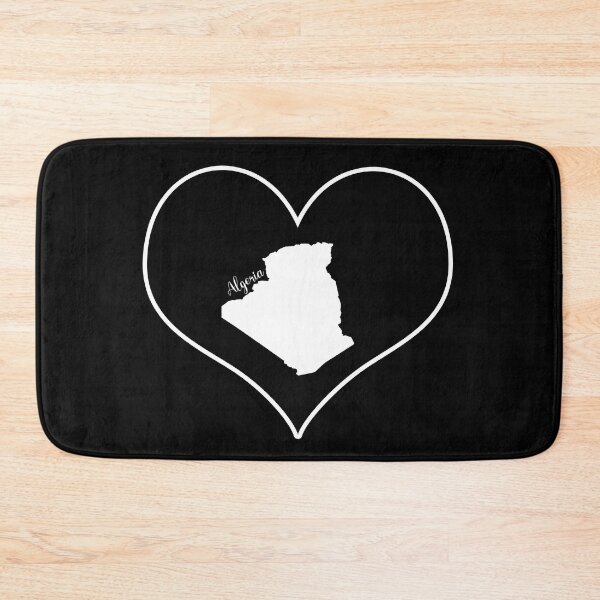 Item preview, Black heart map Algeria designed and sold by Astralia.