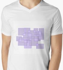 'Cubicle' Abstract Minimalist Artwork Men's V-Neck T-Shirt