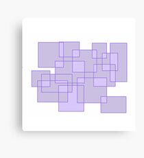 'Cubicle' Abstract Minimalist Artwork Canvas Print