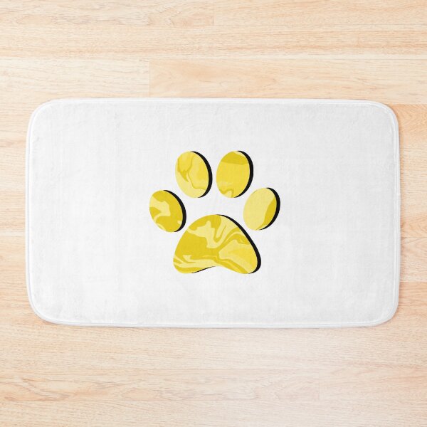 Item preview, Yellow Marble Paw Print designed and sold by ViviTV.