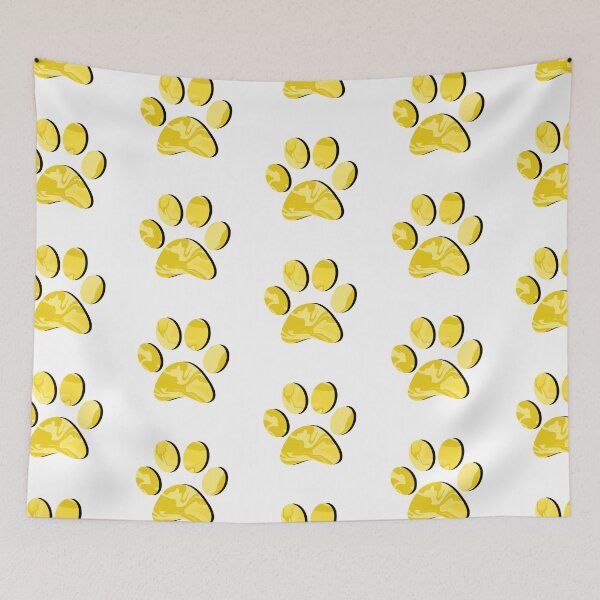 Item preview, Yellow Marble Paw Print designed and sold by ViviTV.