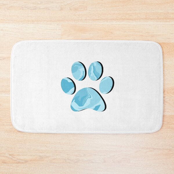 Item preview, Blue Marble Paw Print designed and sold by ViviTV.