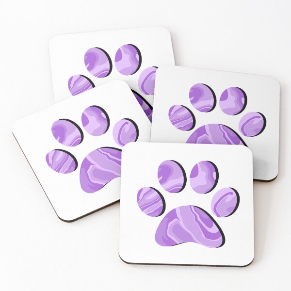 Item preview, Purple Marble Paw Print designed and sold by ViviTV.