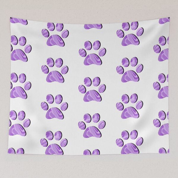 Item preview, Purple Marble Paw Print designed and sold by ViviTV.