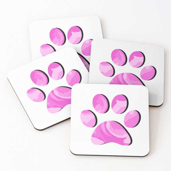 Item preview, Pink Marble Paw Print designed and sold by ViviTV.