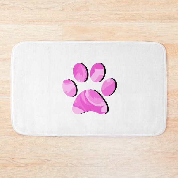 Item preview, Pink Marble Paw Print designed and sold by ViviTV.