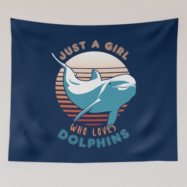 Item preview, Just A Girl Who Loves Dolphins designed and sold by TMBTM.