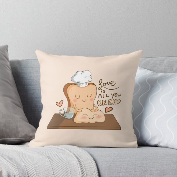 Item preview, Love Is All You KNEAD - Food Pun designed and sold by Honey Blossom.
