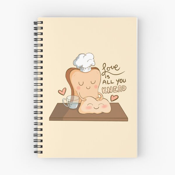 Item preview, Love Is All You KNEAD - Food Pun designed and sold by Honey Blossom.