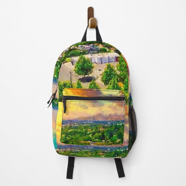 Item preview, Yuba City and the water tower, California - digital painting designed and sold by NickoPrints.