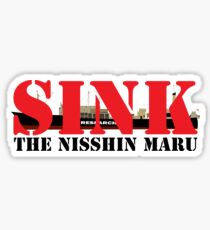 SINK THE NISSHIN MARU Sticker