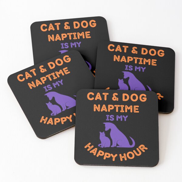 Item preview, Cat And Dog Naptime  designed and sold by WoodburyLake.