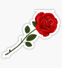 Red Rose: Stickers | Redbubble