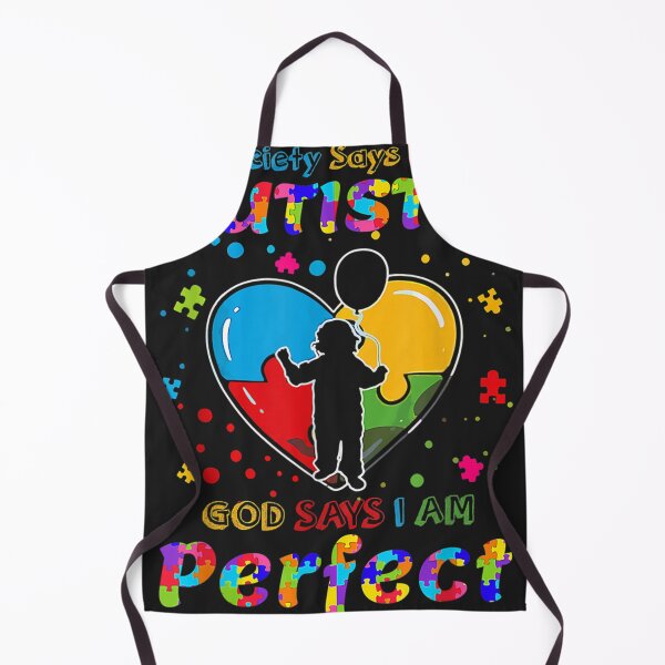 Item preview, Autism Society Says I_m Autistic God Says I_m Perfect Kids designed and sold by Evangeline11.