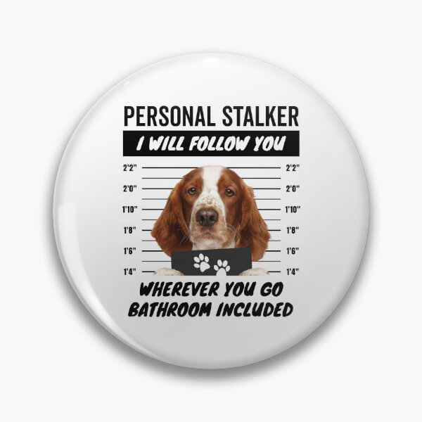 Item preview, Personal Stalker Dog – Welsh Springer Spaniel designed and sold by More Cute Dogs.