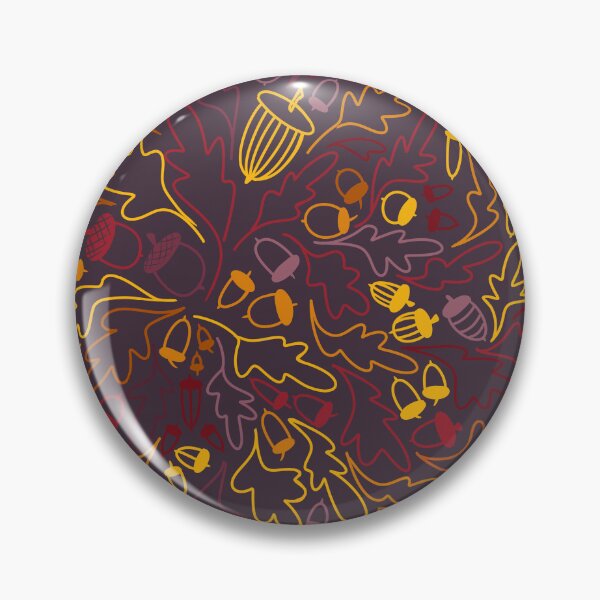 Item preview, Purple and Yellow Acorn Pattern designed and sold by Krystal  Thomas.