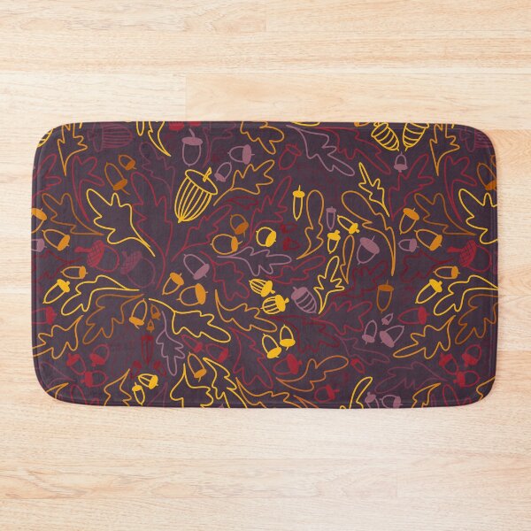 Item preview, Purple and Yellow Acorn Pattern designed and sold by Krystal  Thomas.