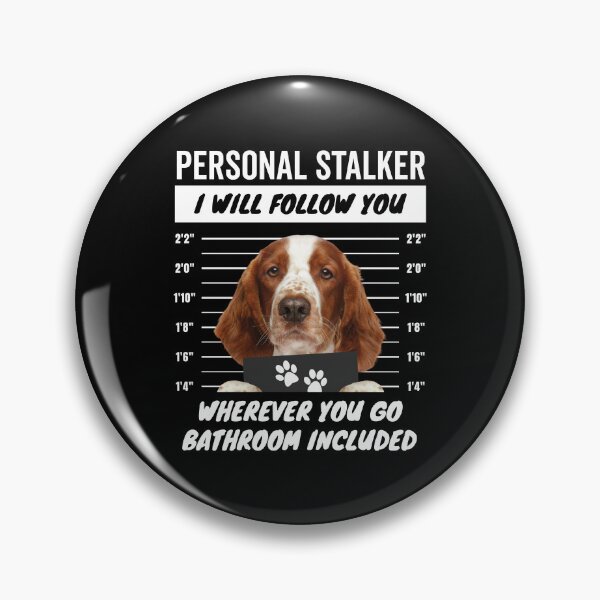 Item preview, Personal Stalker Dog – Welsh Springer Spaniel designed and sold by More Cute Dogs.