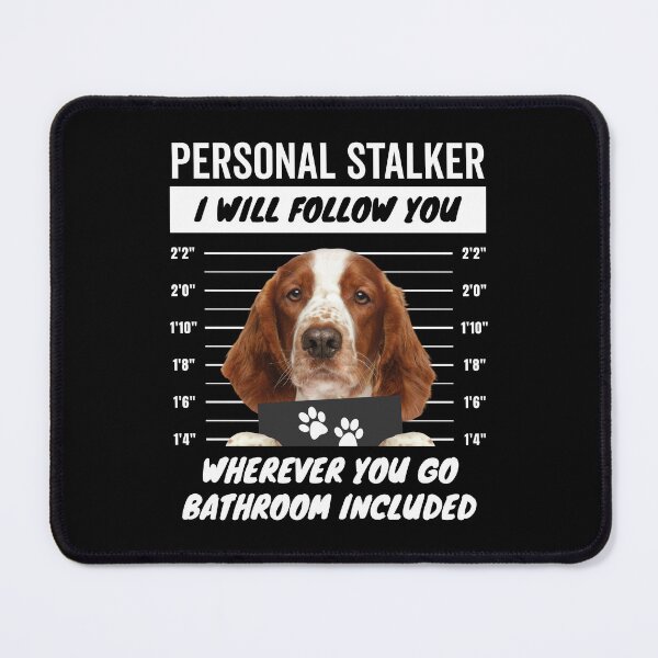 Item preview, Personal Stalker Dog – Welsh Springer Spaniel designed and sold by More Cute Dogs.
