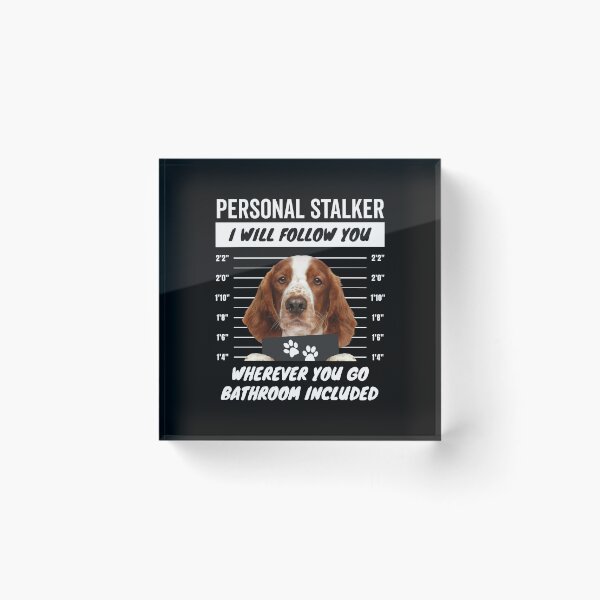 Item preview, Personal Stalker Dog – Welsh Springer Spaniel designed and sold by More Cute Dogs.