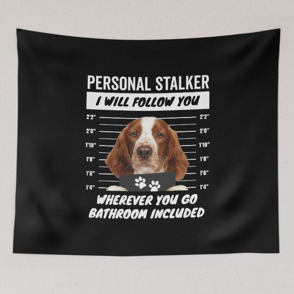 Item preview, Personal Stalker Dog – Welsh Springer Spaniel designed and sold by More Cute Dogs.