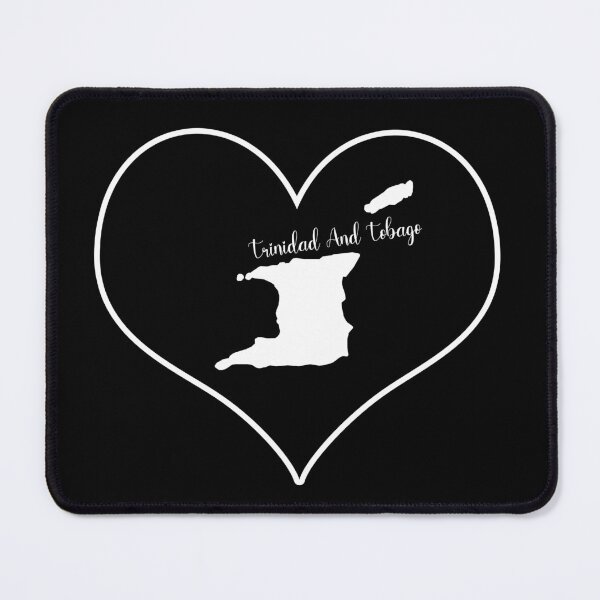 Item preview, Black heart map Trinidad and Tobago designed and sold by Astralia.