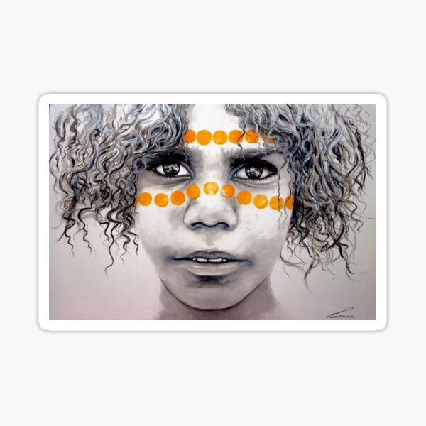 Item preview, Alkira - Aboriginal child designed and sold by lionia.