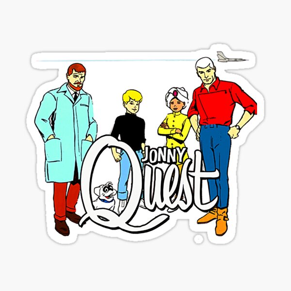 JONNY QUEST (aka THE FUNTASTIC WORLD OF HANNA-BARBERA), (from left): Race  Bannon, Jonny Quest, Bandit, Hadji, Dr. Benton Quest Stock Photo - Alamy