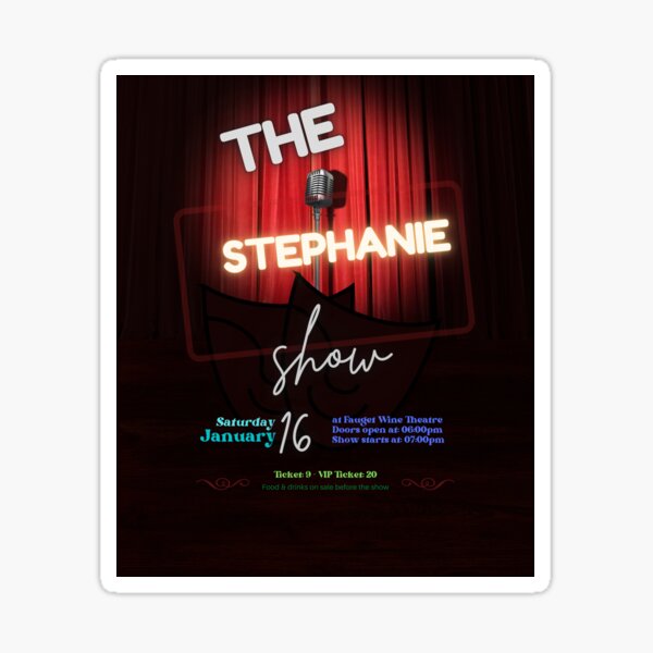 Item preview, the stephanie big show designed and sold by Cvele1980.