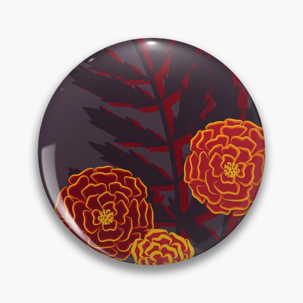 Item preview, Marigolds and Purple  designed and sold by Krystal  Thomas.