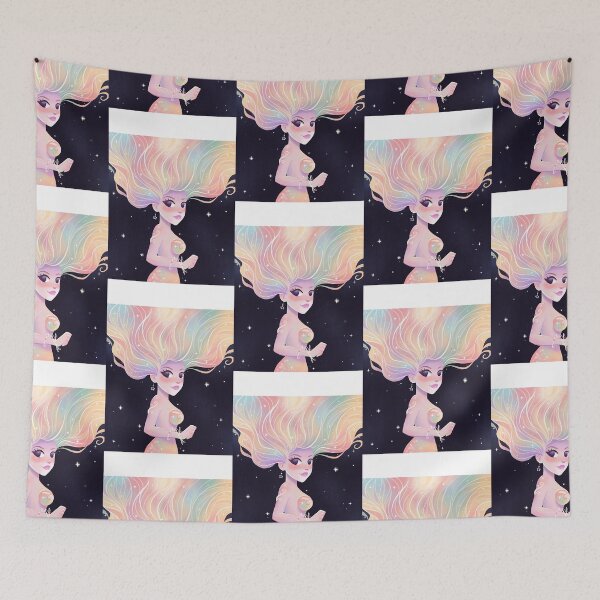 Item preview, Whimsical mermaid  designed and sold by hienthang672.