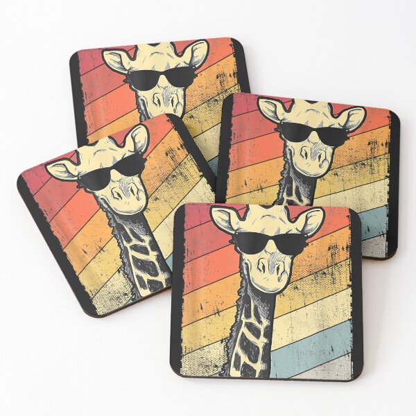 Item preview, Retro Vintage Giraffe Sunglasses Gift Funny Animal Lover designed and sold by Heather-Richard.