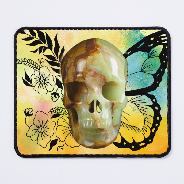 Item preview, Precious skull with butterfly designed and sold by clarazen.