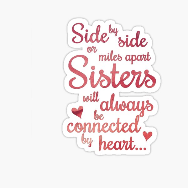 Item preview, Sisters Side by Side designed and sold by Jenn Graham.