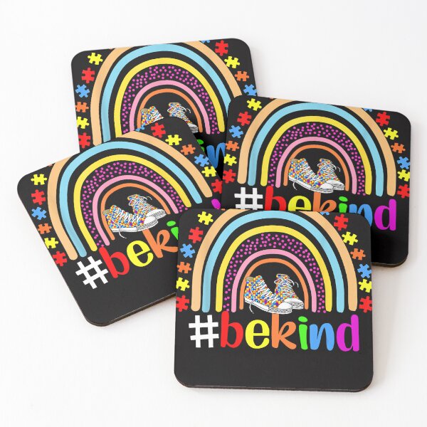 Item preview, Be Kind Autism Awareness Rainbow Puzzle Shoes Autism Month designed and sold by MichaelAgree.