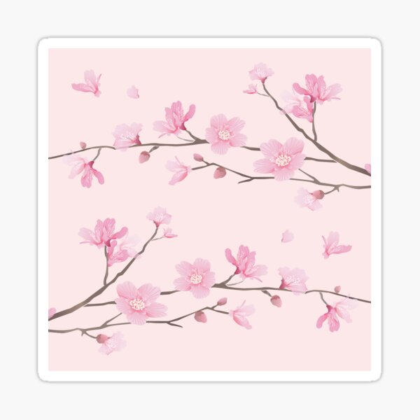 Cherry Blossom - Pink Sticker