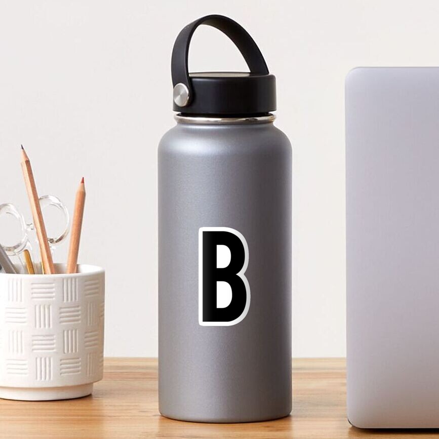 "B" Sticker For Sale By Gracehertlein | Redbubble