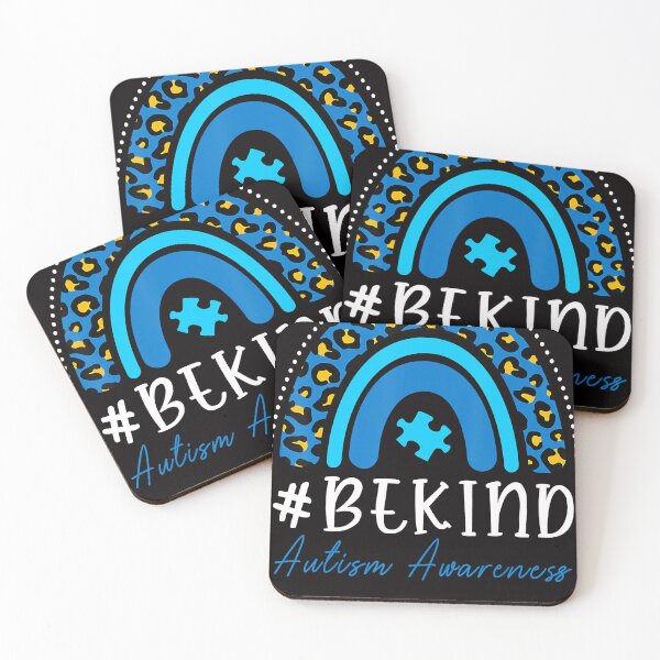 Item preview, Be Kind Autism Awareness Women Girls Leopard Rainbow Print designed and sold by MichaelAgree.