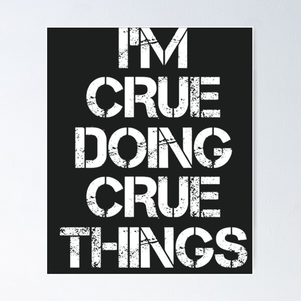 Item preview, Crue  Doing Crue Things designed and sold by HarrisonBarlow.