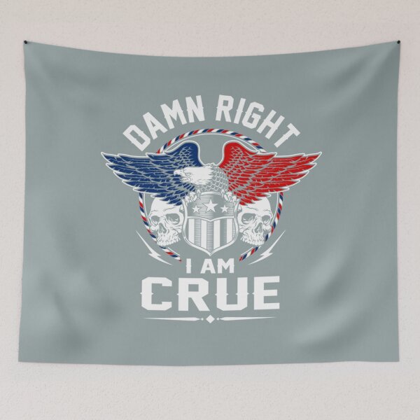 Item preview, Crue Damn Right I Am Crue reddeanna1984_ designed and sold by HarrisonBarlow.